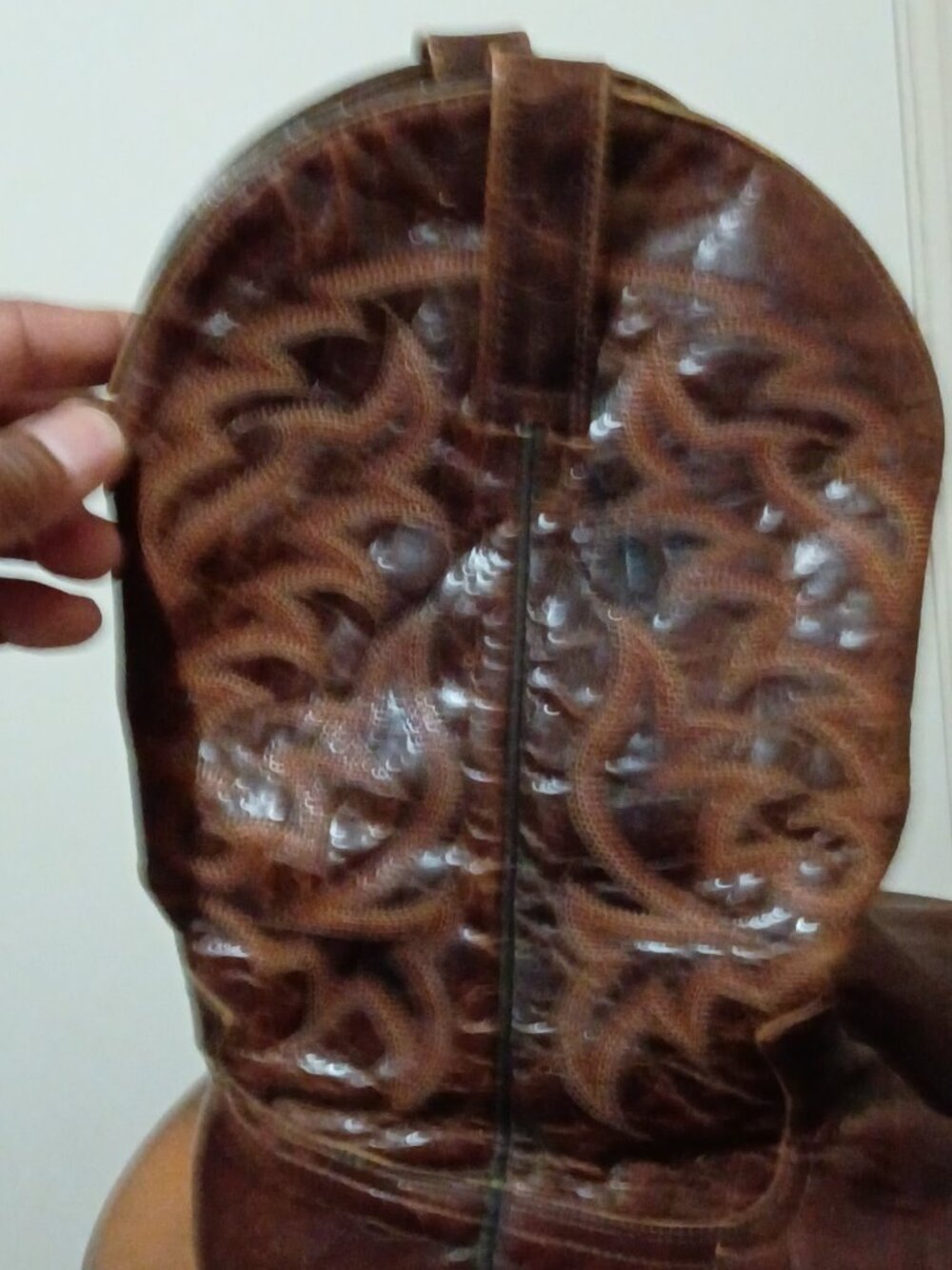 Moonshine Spirit Brad Paisley BBM87 Square Toe Cowboy Boots Men 8.5 EE Brown - Picture 12 of 13